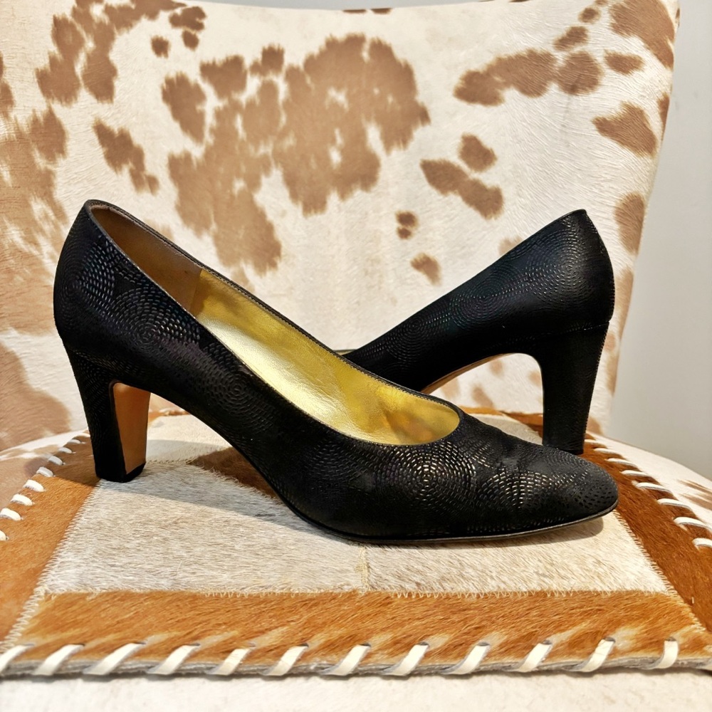 Bruno Magli Made in Italy Vintage Square Toe Pumps